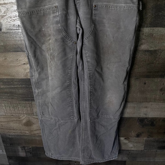 SOLD Carhartt Firm Duck Double Front Dungaree Pant - Picture 3 of 6